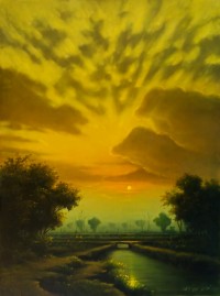 Zulfiqar Ali Zulfi, 30 x 40 Inch, Oil on Canvas, Landscape Painting-AC-ZUZ-098